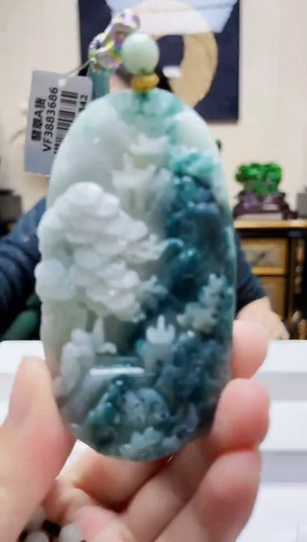 未镶嵌定制翡翠吊坠37