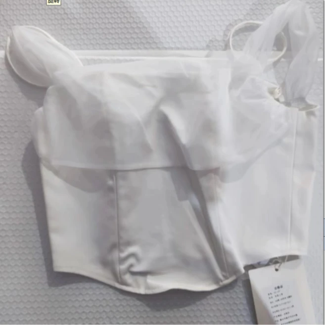 莲的百万 白色吊带时尚百搭打底女士夏季