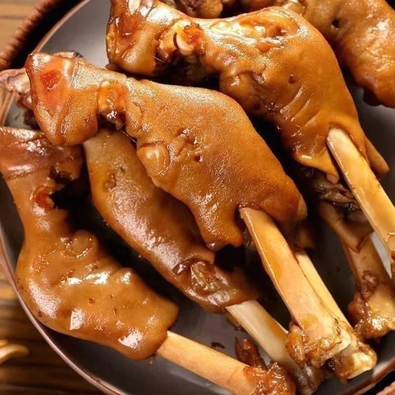 五香羊蹄微辣熟食开袋下酒菜包邮即食卤肉凉菜大分量450g整只卤味