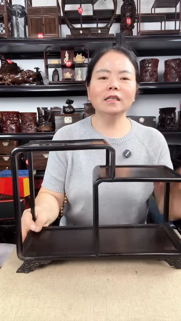 木瑕疵黑二连老李红木工艺品