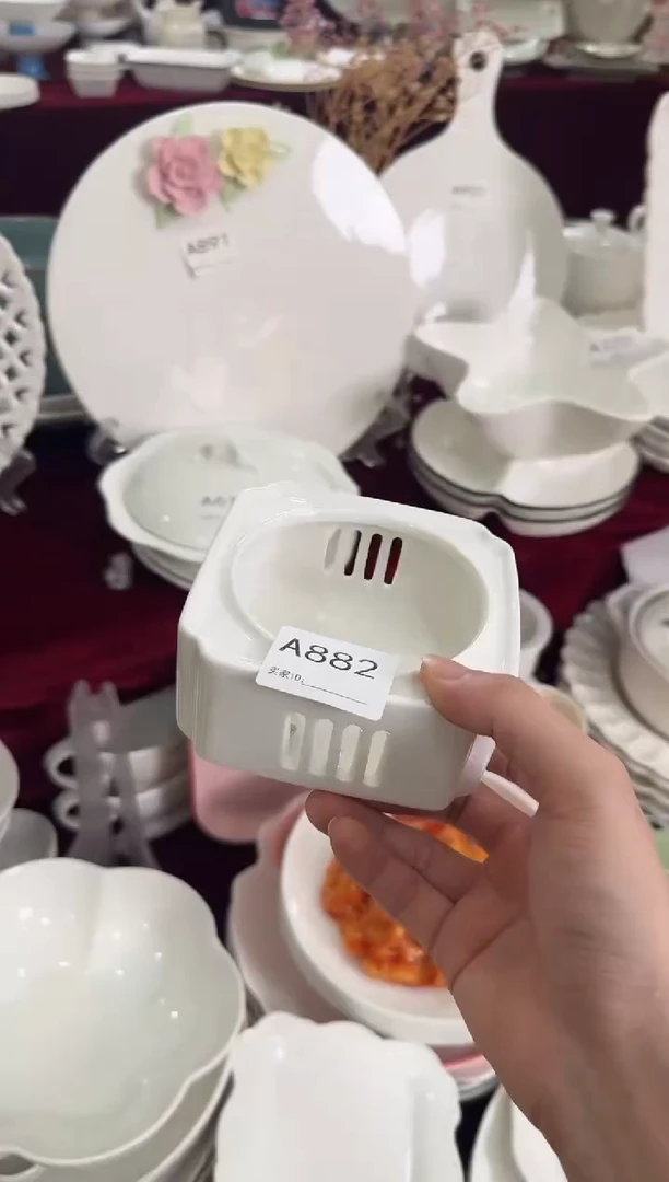摆件陶A882  仓库清仓微瑕陶瓷餐具（颜色随机）