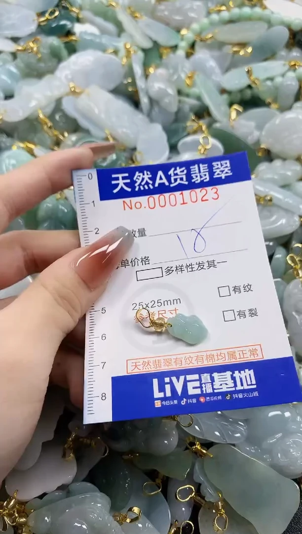 颈饰未镶嵌翡翠天然A货翡翠