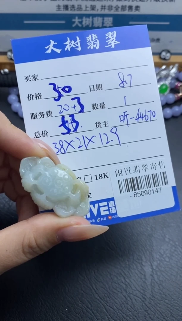 颈饰未镶嵌翡翠-85090147