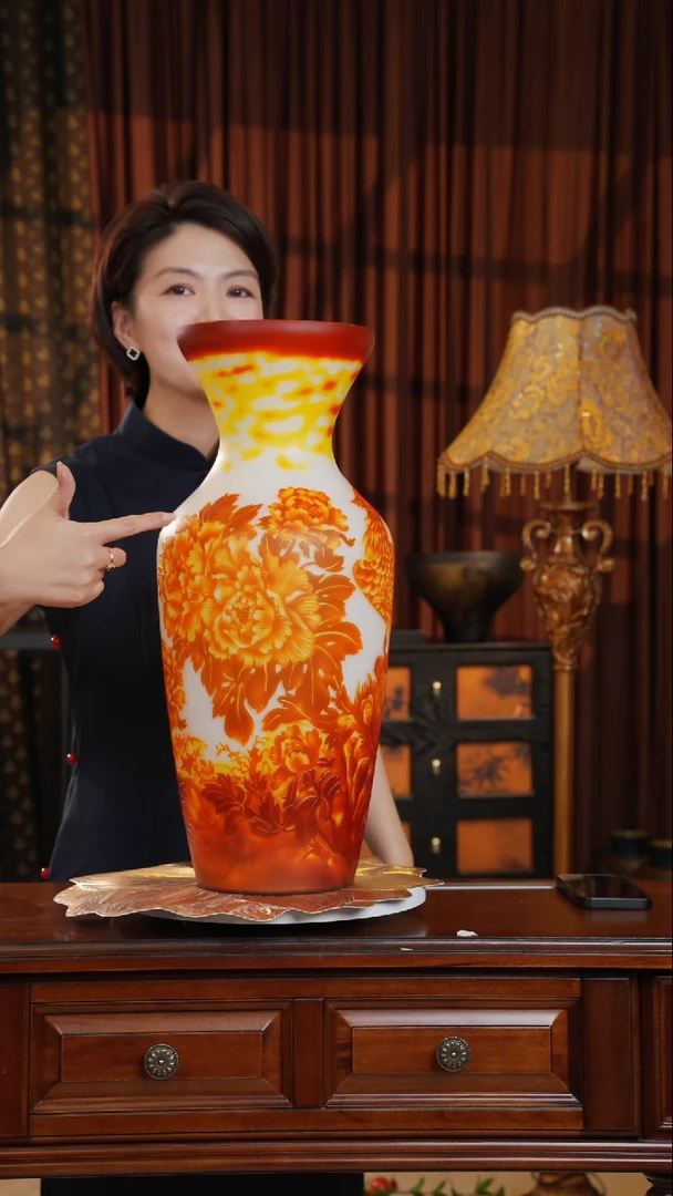 琉璃手工艺品格雷--丹凤朝阳
