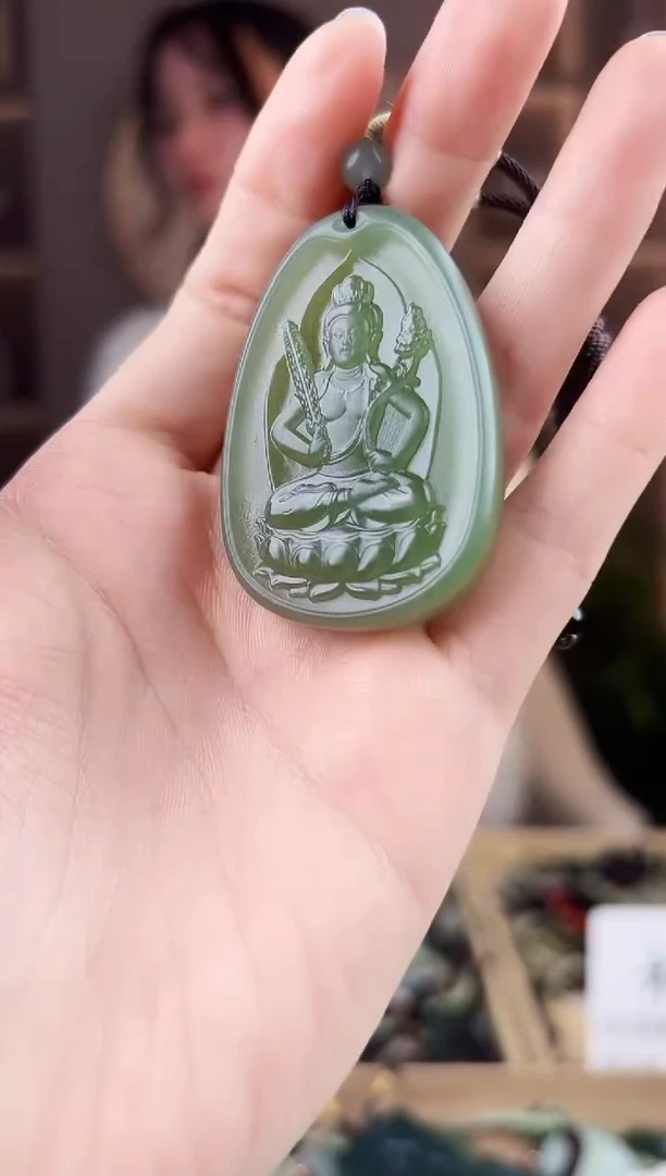 颈饰未镶嵌和田玉拍一发一，多样性发货