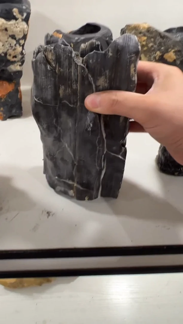 赵*弟意境典雅砚台烟缸摆件