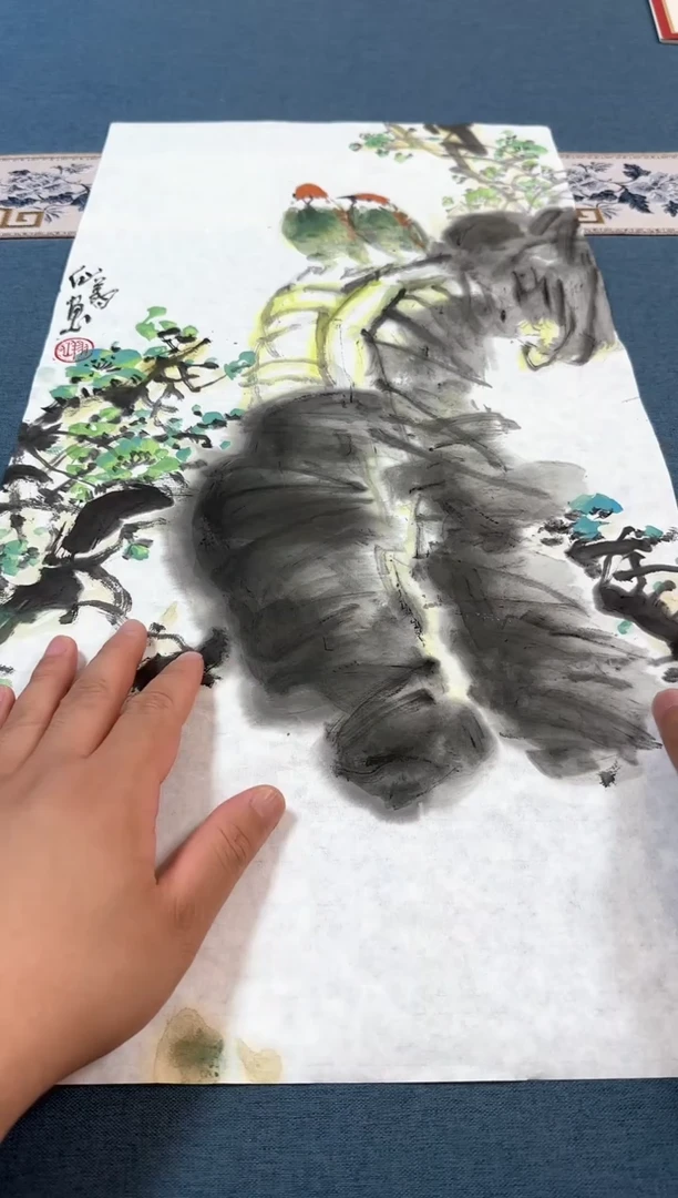 国画毛翔先老师国画作品