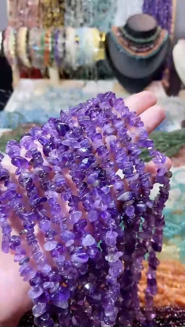未镶嵌珠宝半成品水晶紫水晶