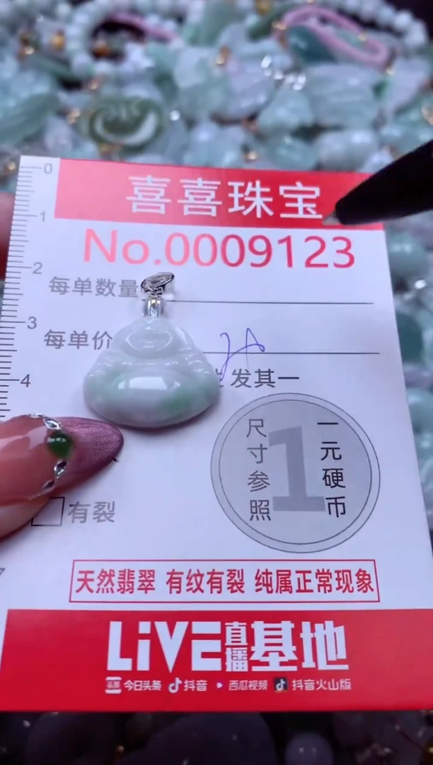 颈饰未镶嵌翡翠9123