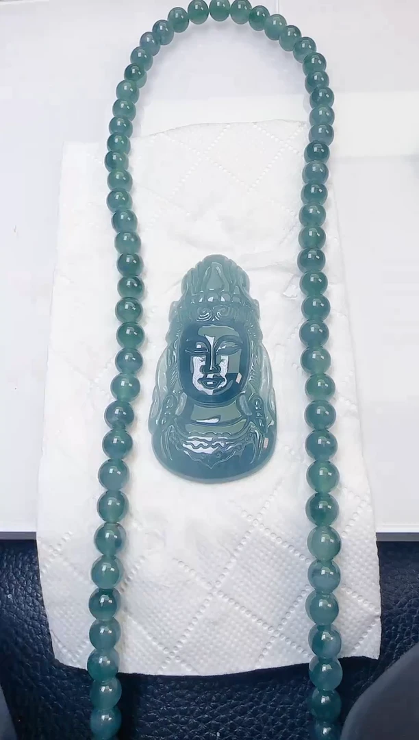 颈饰未镶嵌翡翠天然A货翡翠  多样性随机发其一