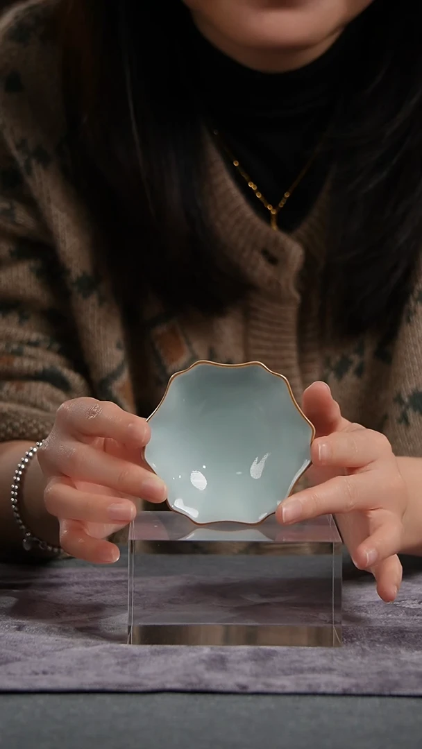 【闪购商品】其他景德镇手工陶瓷汝瓷品茗杯普洱杯