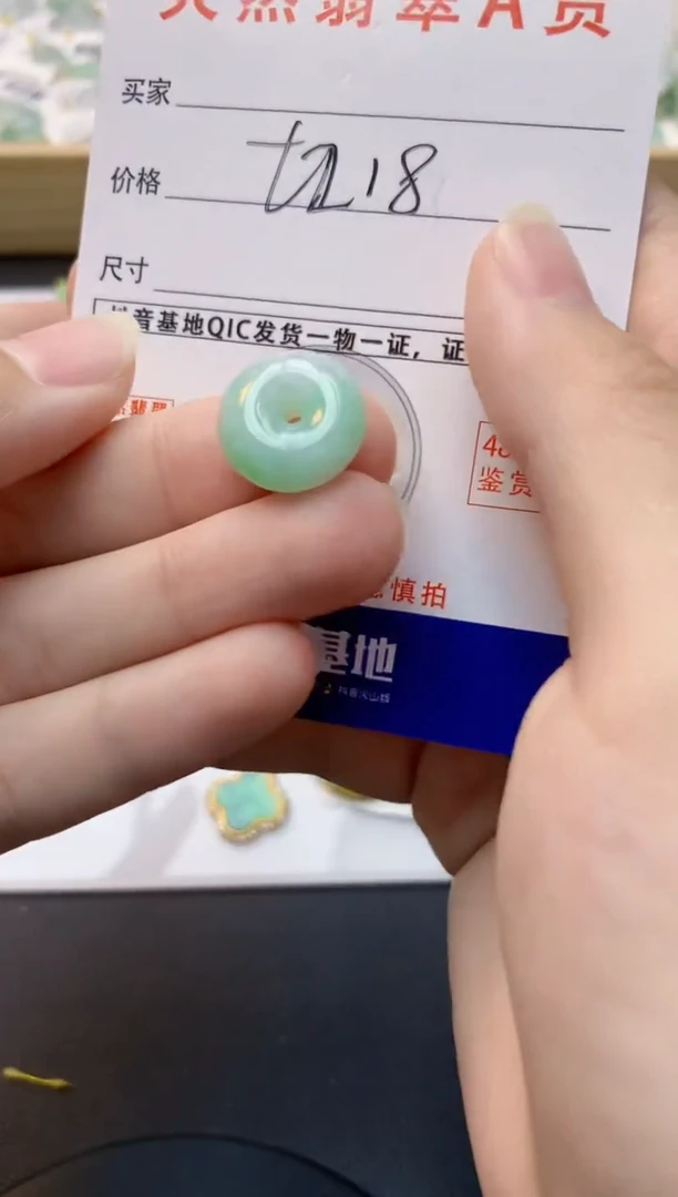 颈饰未镶嵌翡翠天然缅甸A货翡翠