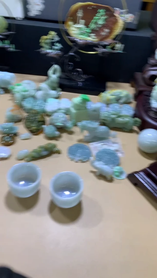 未镶嵌挂件翡翠落***情翡翠摆件