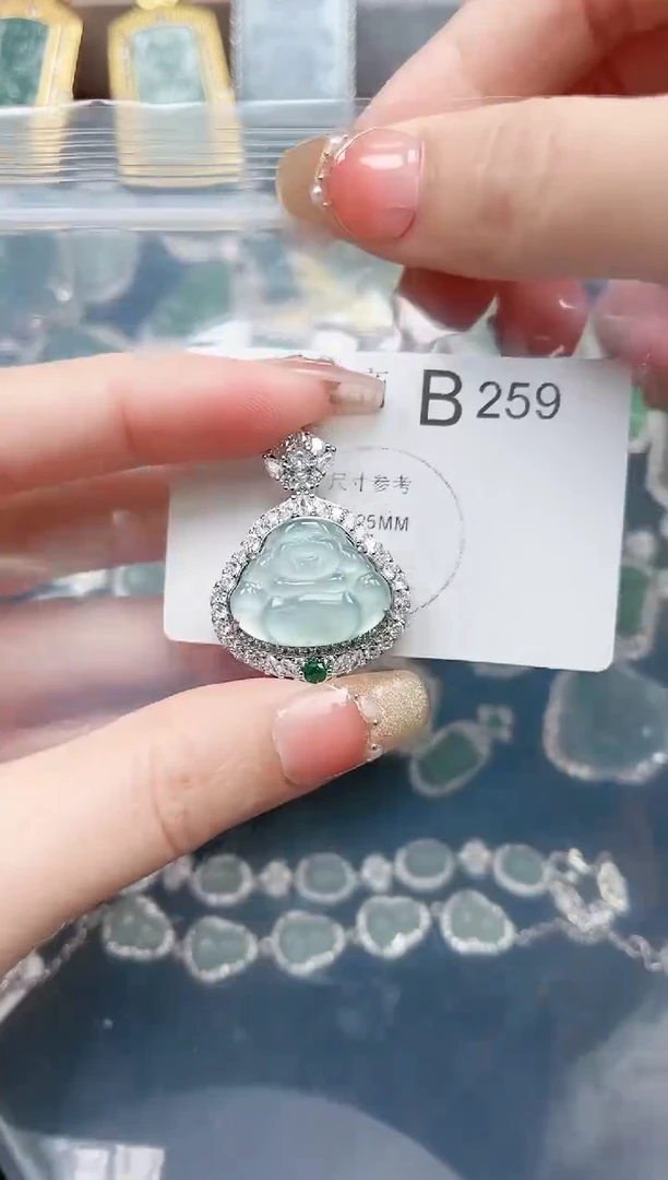 【闪购商品】翡翠颈饰未镶嵌259赠皮绳