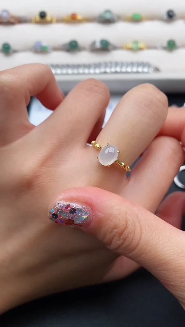 银S925镶嵌戒指翡翠111111111+1