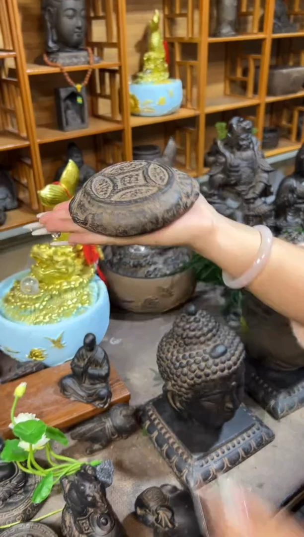 陶土【火山泥】金蟾小底座