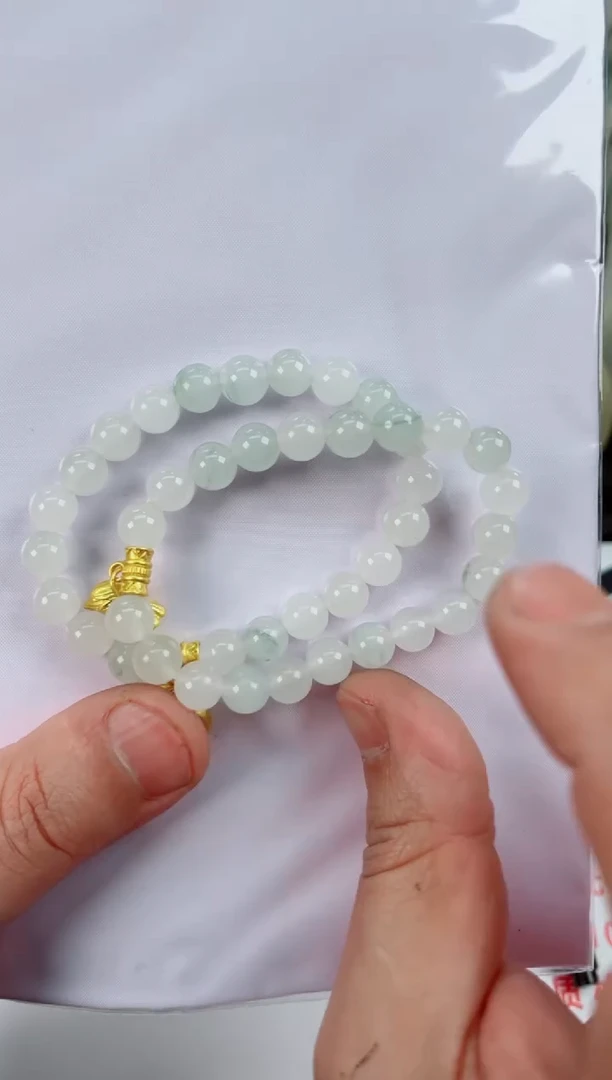 【闪购商品】石英质玉手链未镶嵌天山翠玉石手链随机发