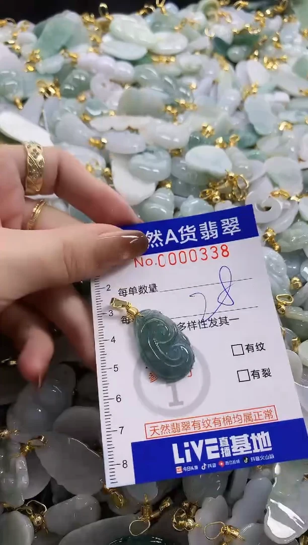 颈饰未镶嵌翡翠天然A货翡翠