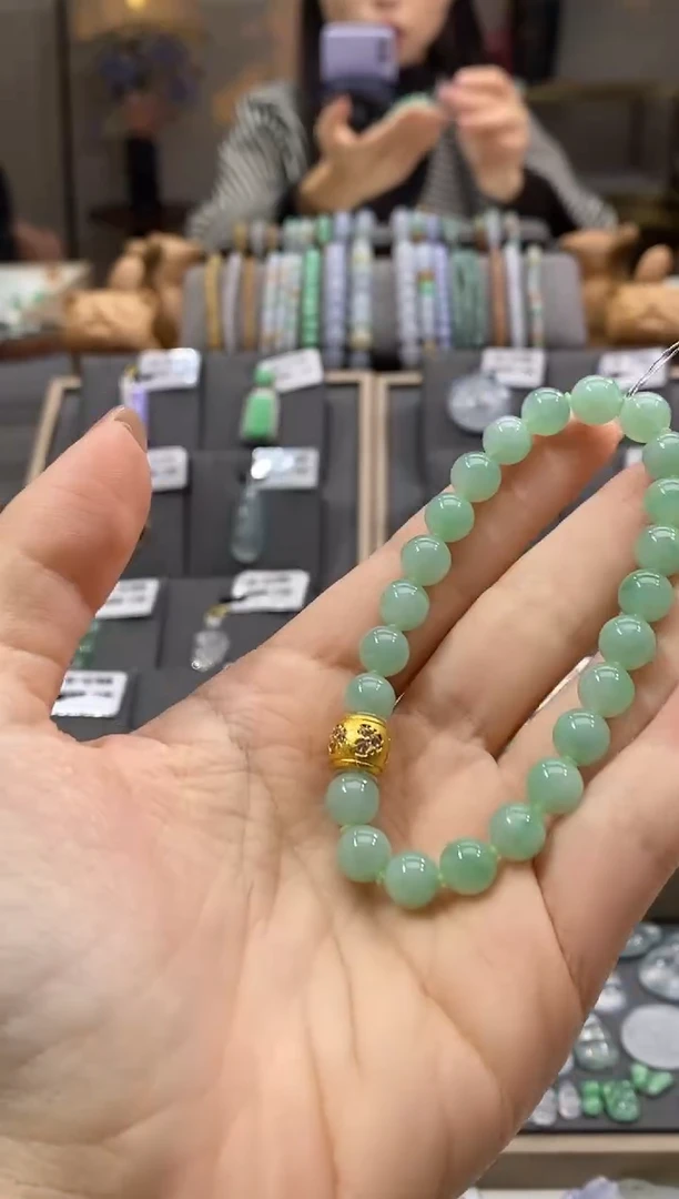 未镶嵌手链翡翠手串