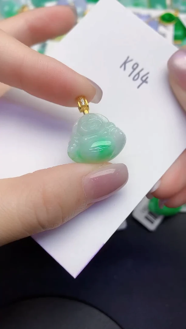 颈饰未镶嵌翡翠缅甸天然翡翠A货