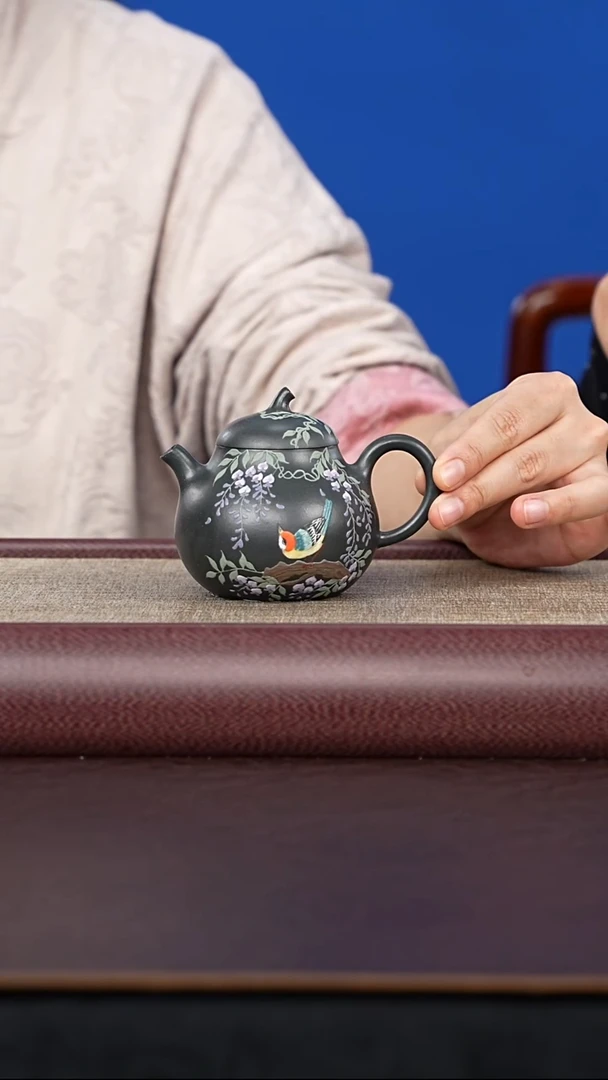 紫砂供春道婷婷紫砂46