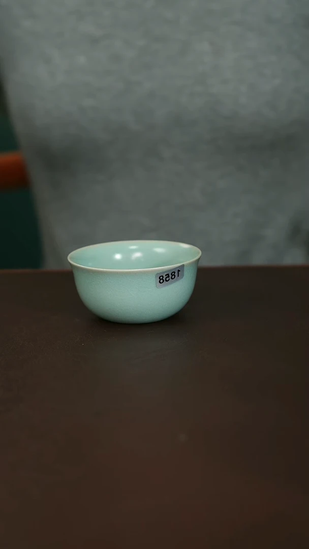 摆件1858原矿汝宋汝瓷微瑕