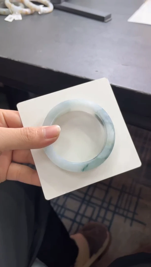 未镶嵌手镯定制翡翠沉*手镯YJZQ/DZS