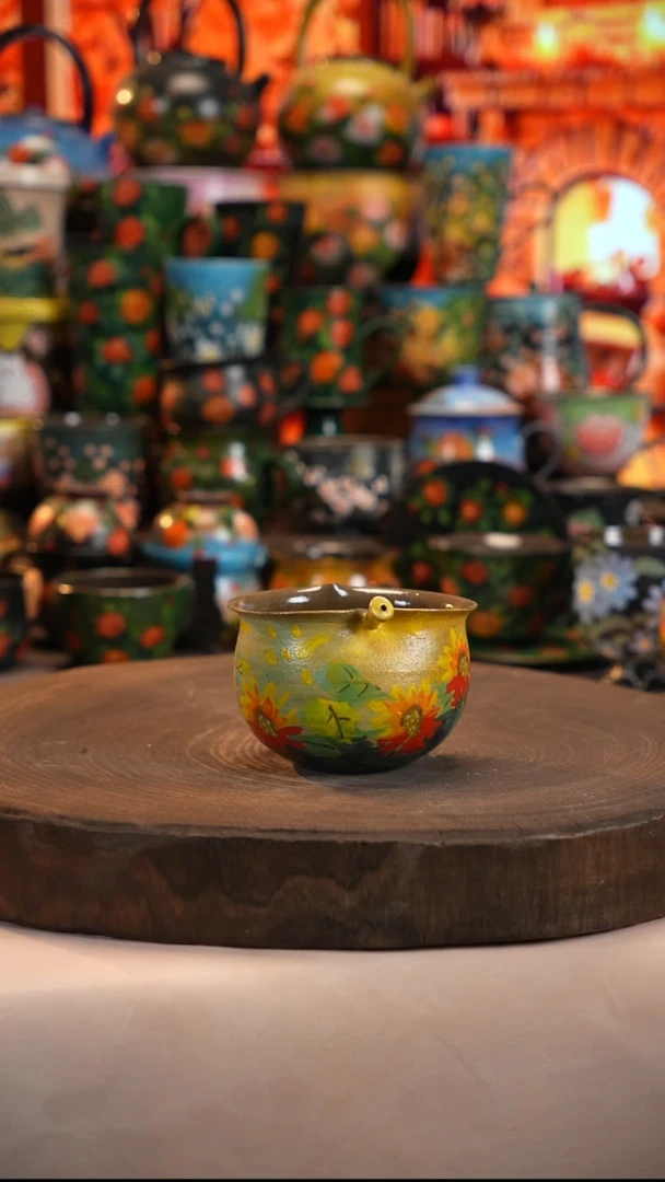 油画   釉下彩   杯子