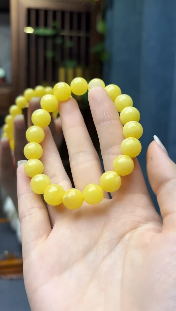 裸石蜜蜡未镶嵌蜜蜡手串SAF