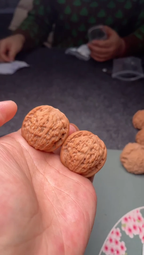 把件文玩核桃a309  莲花 34尺