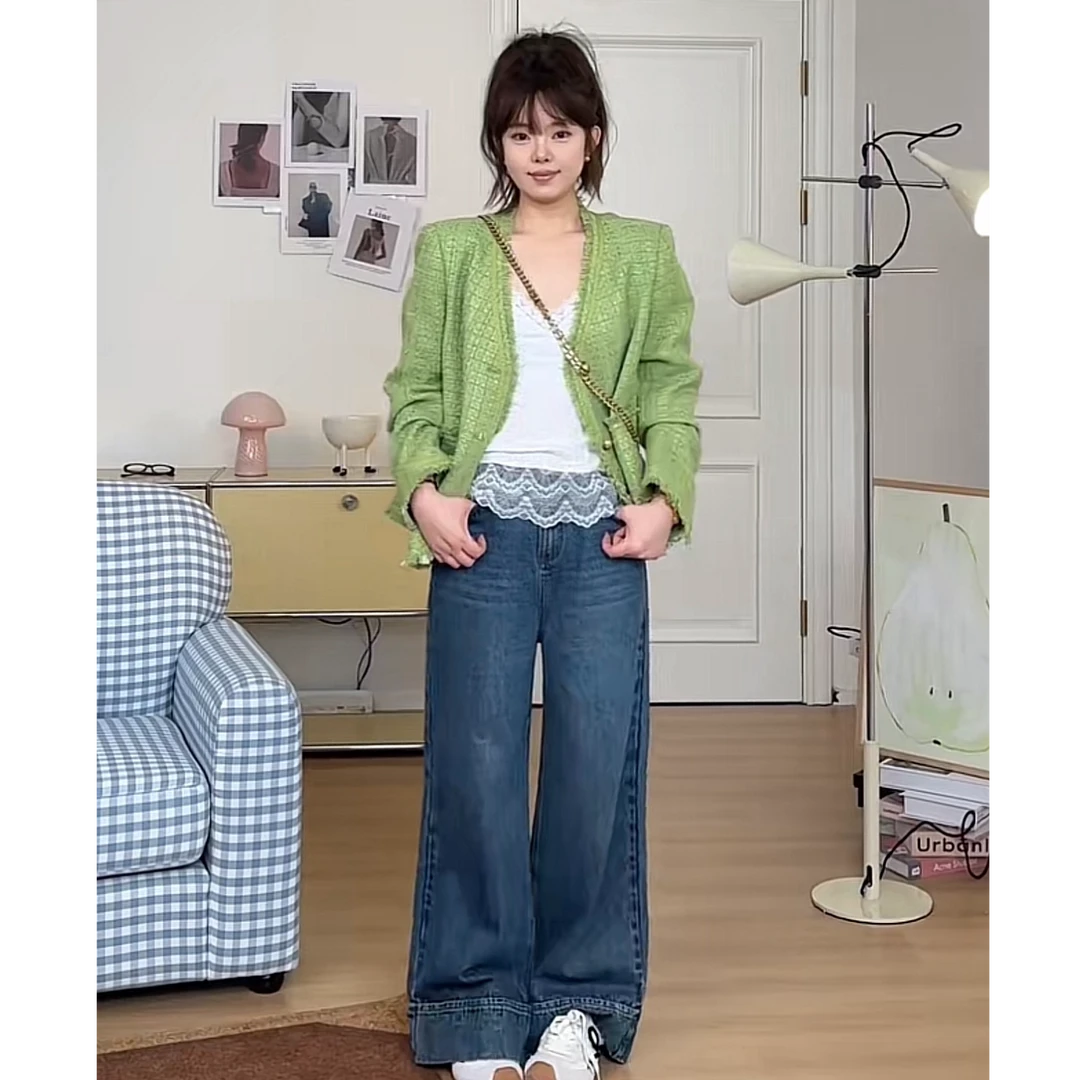 晶咕软软【精致女友】欧若风气质小众高级感复古时尚法式小香风外套