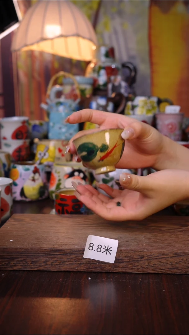 杯子泥垚手作 景德镇手工手绘陶瓷器物