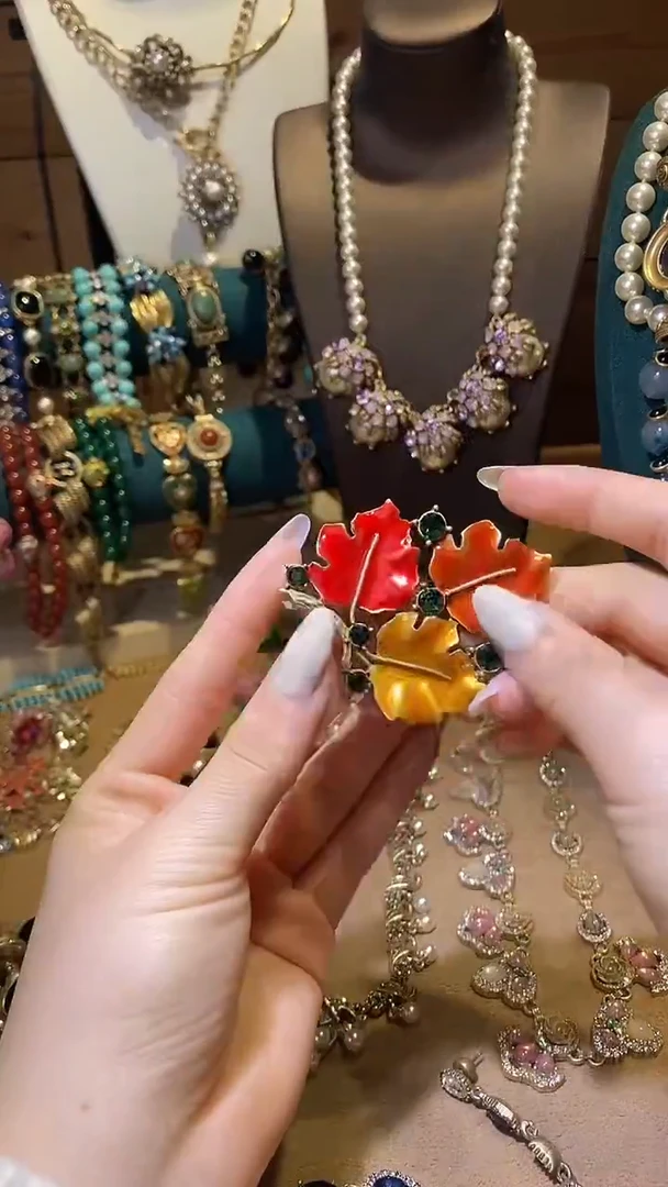 大理石铁合金中古经典手饰饰品