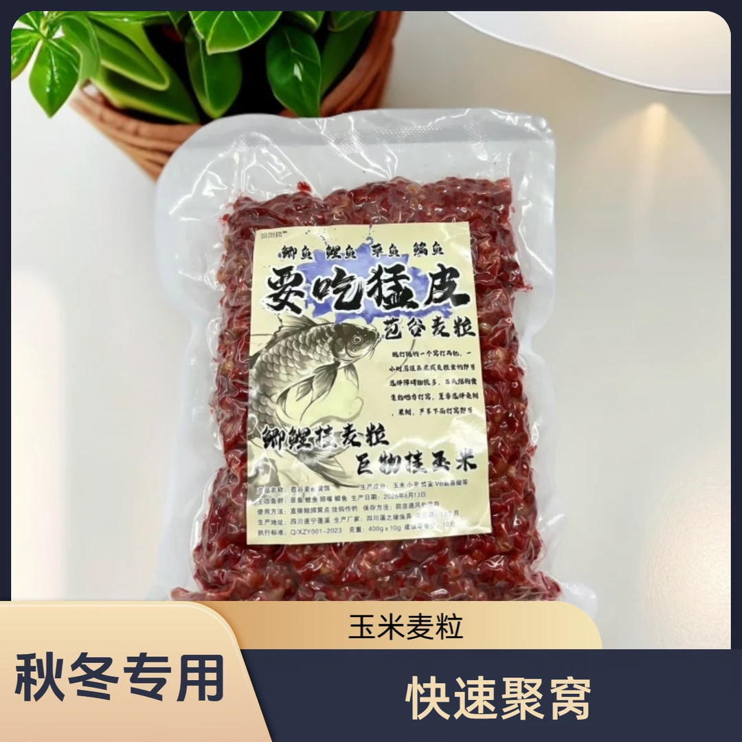 野钓通用发酵巨物玉米麦粒五谷杂粮打窝料适用于鲫鱼鲤鱼草鱼鳊鱼