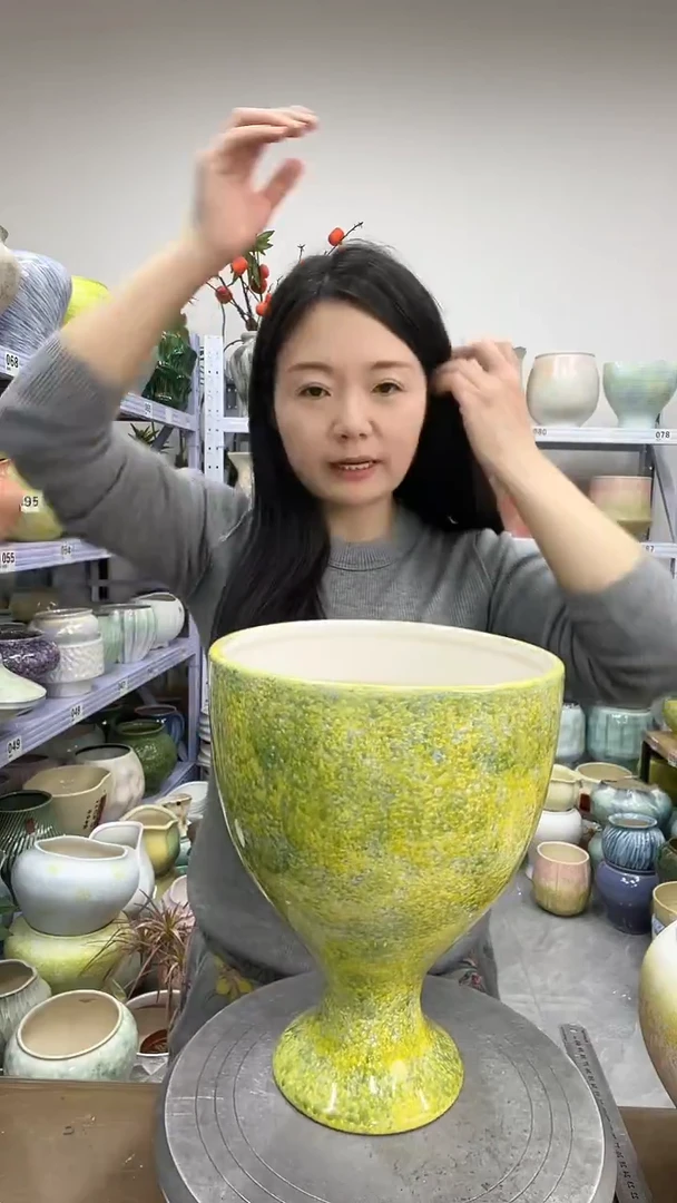 【12.10陶瓷花盆】  高度    30  口径     22