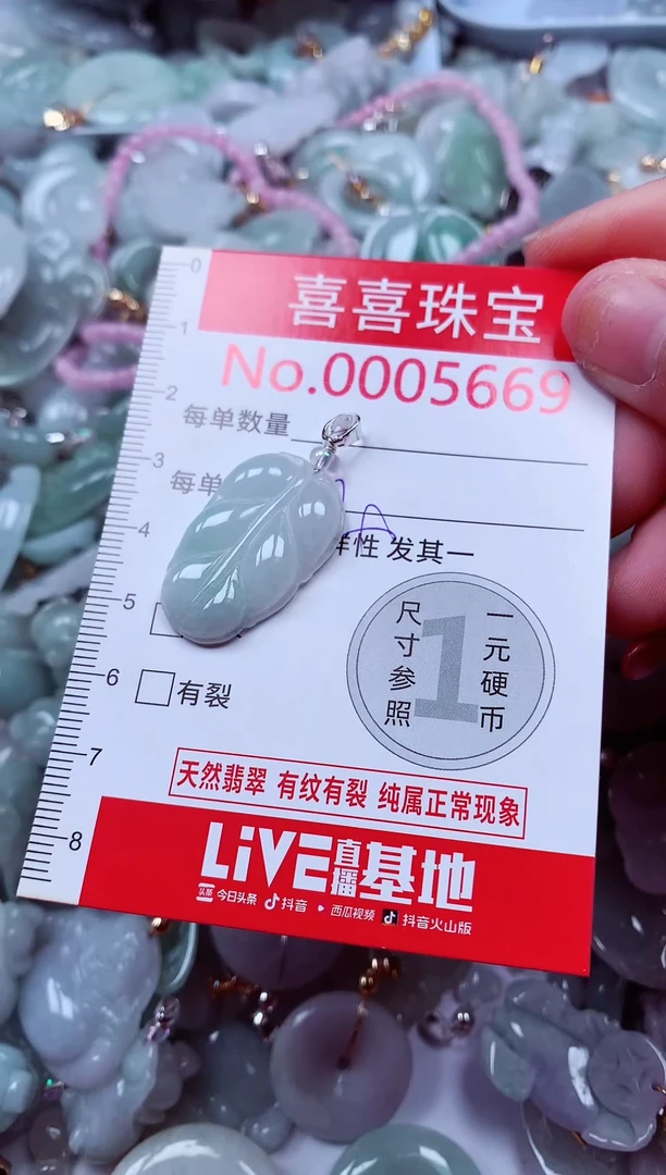 吊坠(不含链)未镶嵌翡翠5669