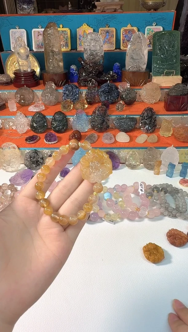 未镶嵌手串发晶?****?水晶手串