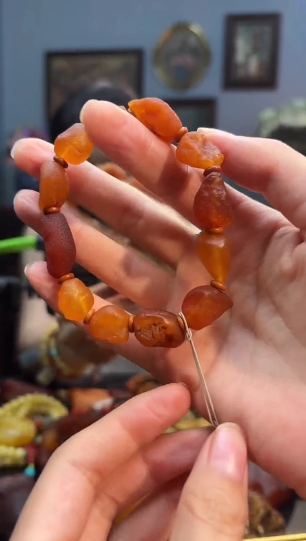 手串琥珀未镶嵌手串