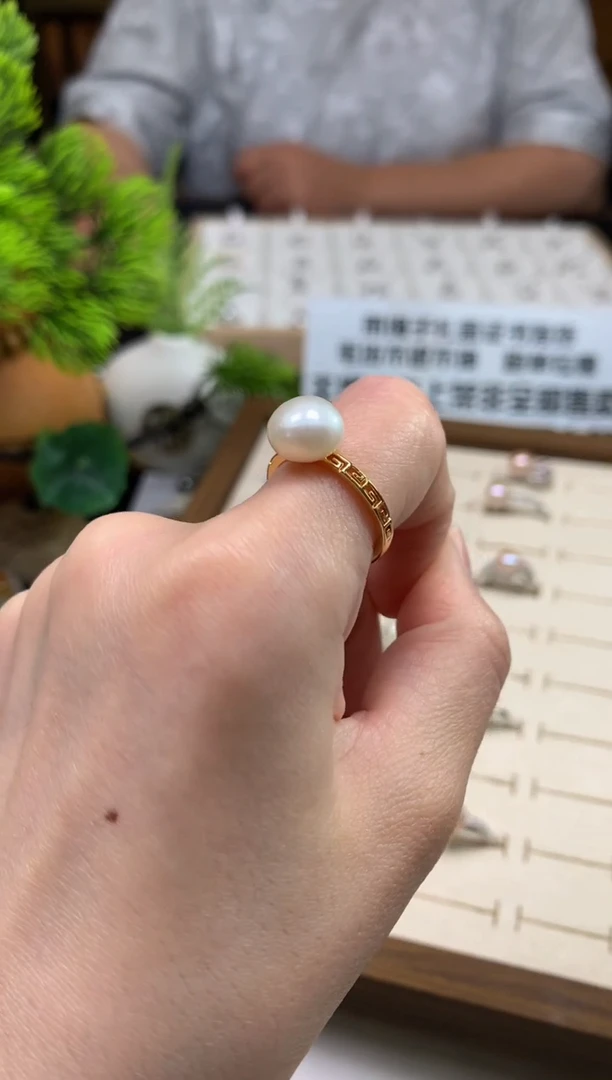未镶嵌戒指淡水珍珠---105986