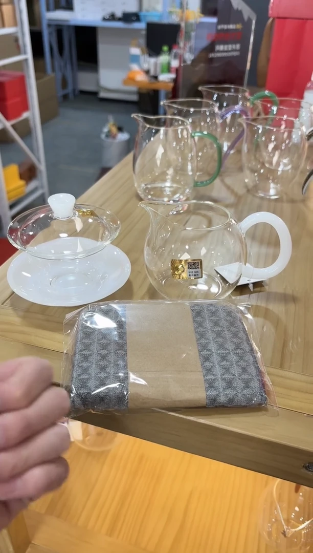 【闪购商品】禾器畅然白玉+禾器源荷盖碗+定制款茶巾