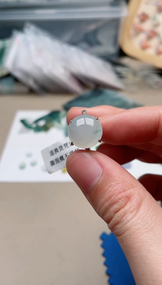 【闪购商品】翡翠戒指银S925镶嵌1000000016
