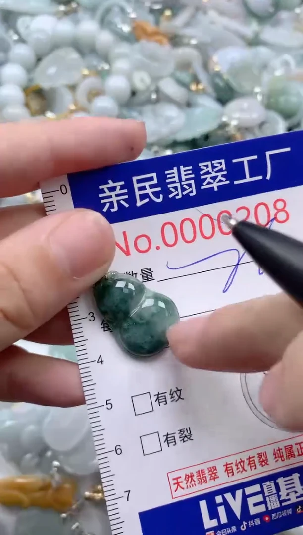 翡翠未镶嵌颈饰208