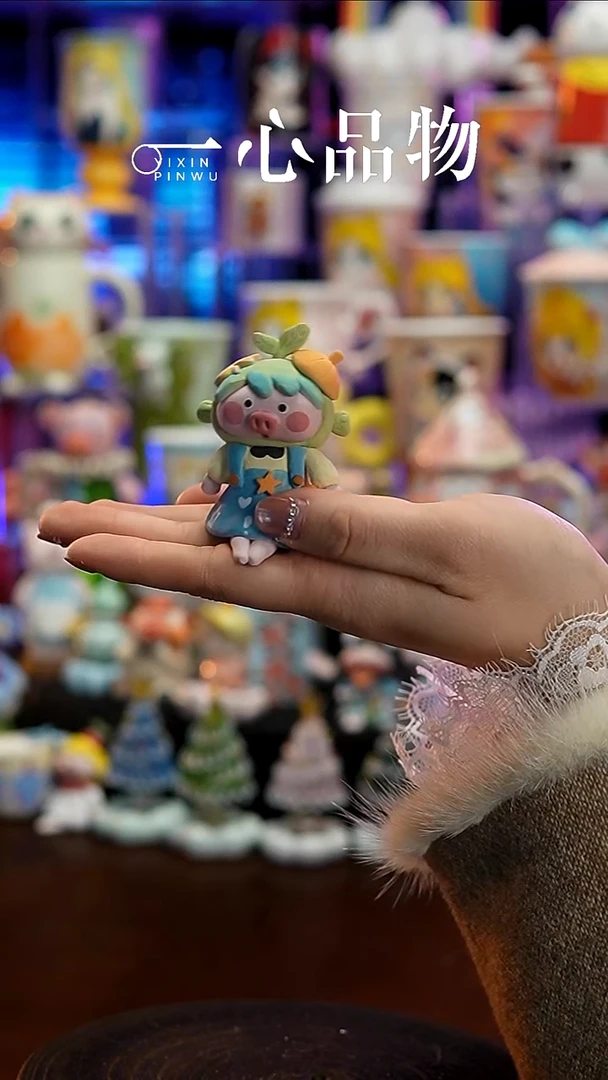 摆件瓷Y362景德镇手工手绘杯子摆件