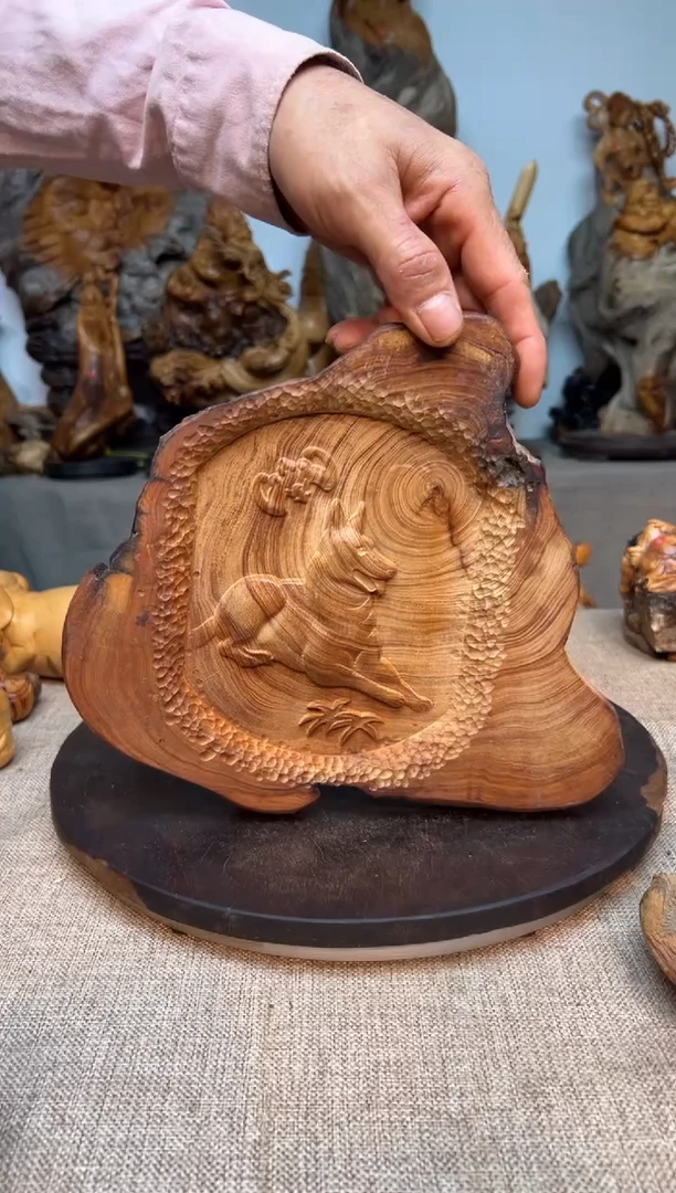 柏木（崖柏）崖柏雕刻件