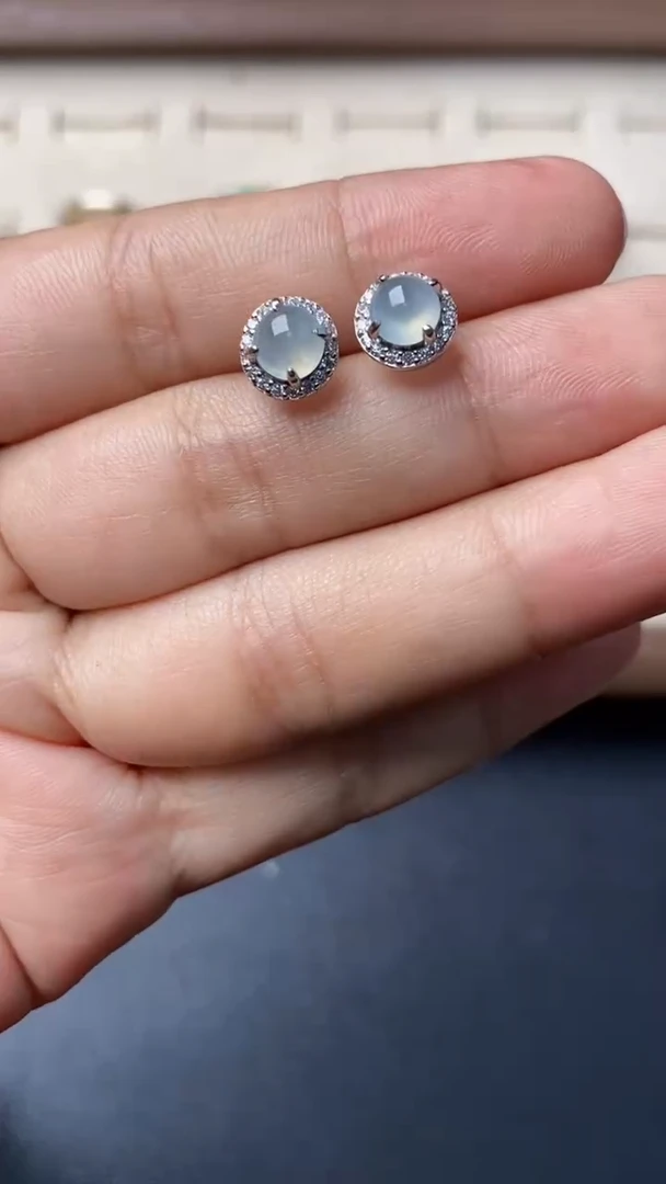 翡翠戒指银S925镶嵌453253252