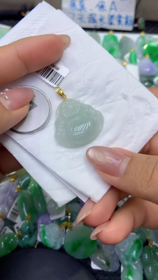 颈饰未镶嵌翡翠天然缅甸A货翡翠