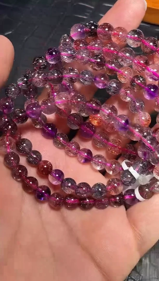 未镶嵌手链水晶超七单圈A7（多样性发其一)