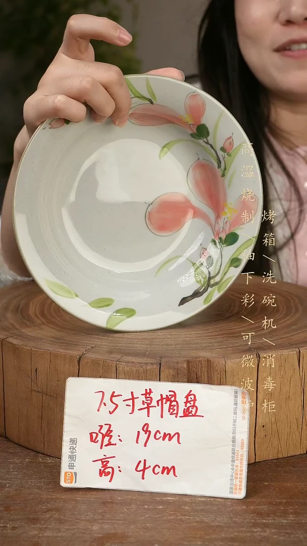 碗瓷景德镇手工手绘高温瓷釉下彩