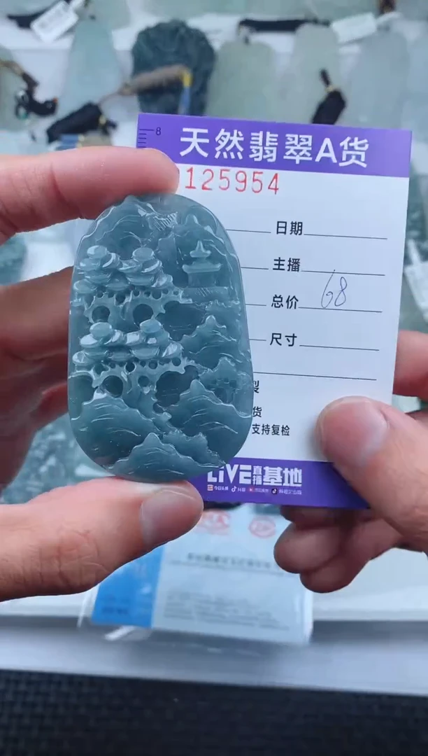 【闪购商品】翡翠颈饰未镶嵌        954