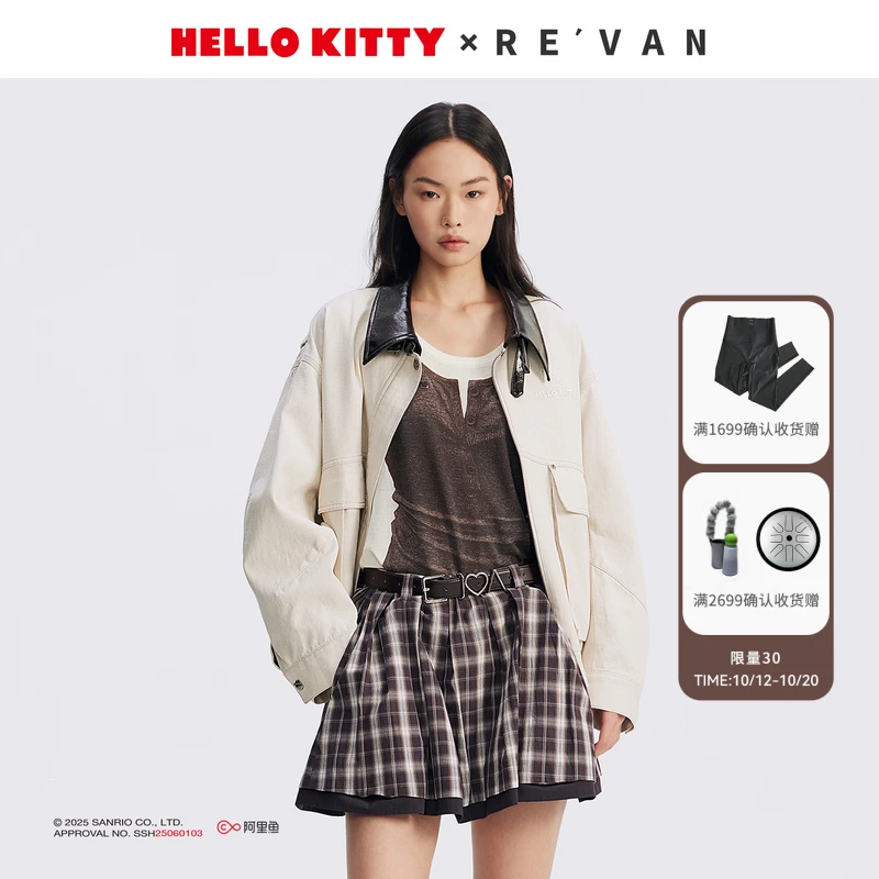REVAN芮范2025HelloKitty复古巴恩风外套RL70105180